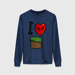 Женский свитшот I love Dilleron