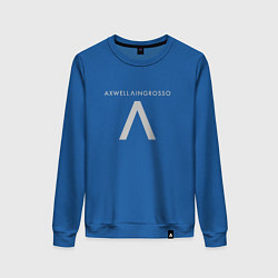 Свитшот хлопковый женский Axwell & Ingrosso, цвет: синий