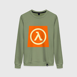 Свитшот хлопковый женский Half-Life, цвет: авокадо