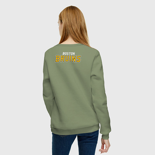 Женский свитшот Boston Bruins / Авокадо – фото 4
