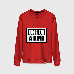 Свитшот хлопковый женский One of a kind, цвет: красный