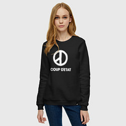 Свитшот хлопковый женский G Dragon: Coup D'etat, цвет: черный — фото 2