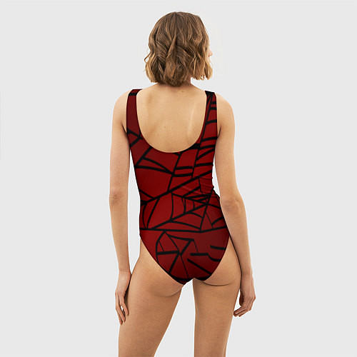 Женский купальник-боди Cs:go - Crimson Web Style Factory New Кровавая пау / 3D-принт – фото 4