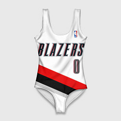 Женский купальник-боди Portland Trail Blazers 0