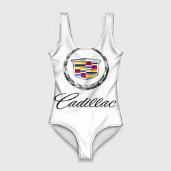 Купальник-боди 3D женский Cadillac, цвет: 3D-принт
