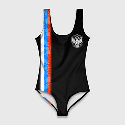 Женский купальник-боди Russia - Black collection 2023