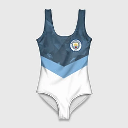 Купальник-боди 3D женский Manchester City FC: Sport, цвет: 3D-принт