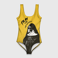 Женский купальник-боди Pray for the Wicked