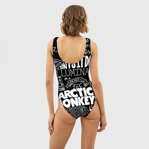 Женский купальник-боди Arctic Monkeys: I'm in a Vest / 3D-принт – фото 4