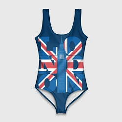 Женский купальник-боди London: Great Britain