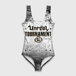 Купальник-боди 3D женский Unreal Tournament Нереальный Турнир, цвет: 3D-принт