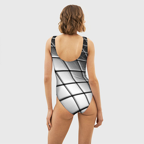 Женский купальник-боди BMW pattern 2022 / 3D-принт – фото 4