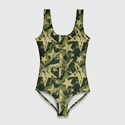 Женский купальник-боди Star camouflage