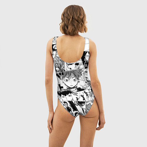 Женский купальник-боди Волейбол!! pattern / 3D-принт – фото 4