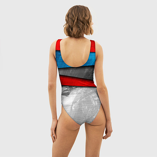 Женский купальник-боди Cuphead Красная чашечка / 3D-принт – фото 4