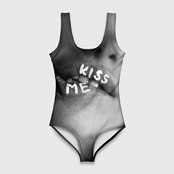 Купальник-боди 3D женский Kiss- me, цвет: 3D-принт