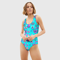 Купальник-боди 3D женский TAKE ME AWAY, цвет: 3D-принт — фото 2