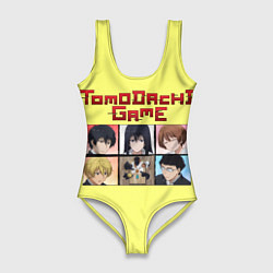 Купальник-боди 3D женский Tomodachi Game: аниме, цвет: 3D-принт