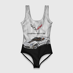 Женский купальник-боди Chevrolet Corvette - motorsport