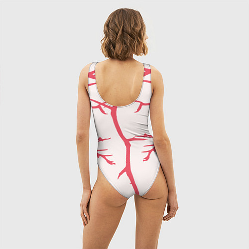 Женский купальник-боди Человек-бензопила - Power / 3D-принт – фото 4