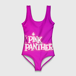 Купальник-боди 3D женский Pink panther, цвет: 3D-принт