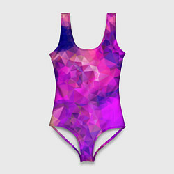 Женский купальник-боди Пурпурный стиль