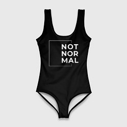 Женский купальник-боди Not normal - без границ