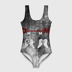 Купальник-боди 3D женский Depeche Mode - Memento Mori gothic, цвет: 3D-принт