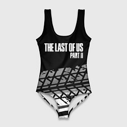 Купальник-боди 3D женский The Last of Us краски асфальт, цвет: 3D-принт