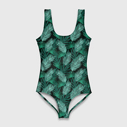 Женский купальник-боди Паттерн тропические листья