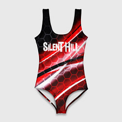 Женский купальник-боди Silent hill текстура