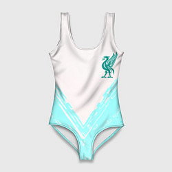 Женский купальник-боди Liverpool logo texture fc