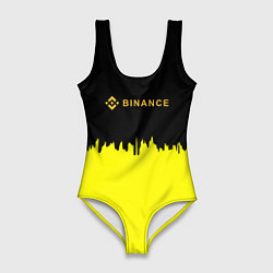 Купальник-боди 3D женский Binance биржа краски, цвет: 3D-принт