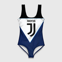 Купальник-боди 3D женский Juventus sport geometry color, цвет: 3D-принт