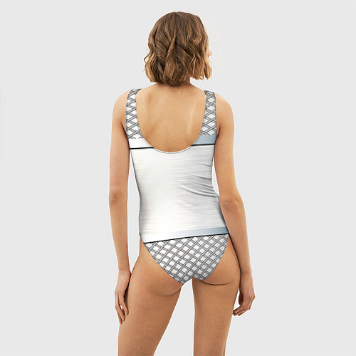 Женский купальник-боди FORD metal steel auto / 3D-принт – фото 4