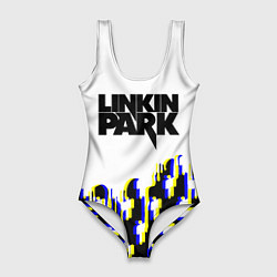 Купальник-боди 3D женский Linkin park human, цвет: 3D-принт