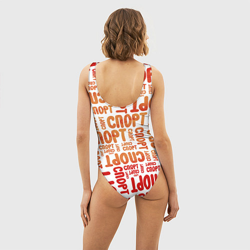 Женский купальник-боди КролСпорт / 3D-принт – фото 4