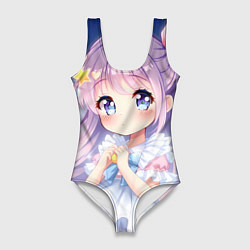 Купальник-боди 3D женский Милое аниме, цвет: 3D-принт