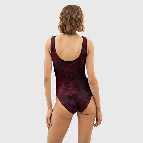 Женский купальник-боди Орёл с шрамом на фоне кровавого неба / 3D-принт – фото 4