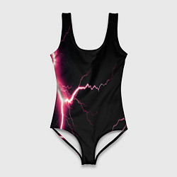 Женский купальник-боди Lightning pink