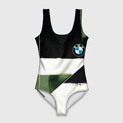 Женский купальник-боди BMW логотип