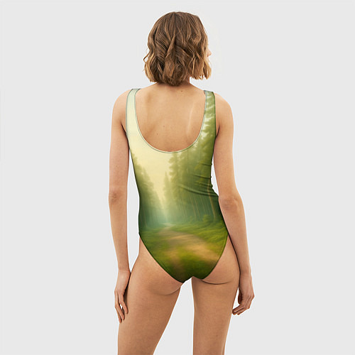 Женский купальник-боди Brr brr Patapim мем / 3D-принт – фото 4