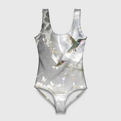 Женский купальник-боди Сказочные птички
