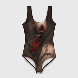 Купальник-боди 3D женский Гуль Канеки Кен, цвет: 3D-принт