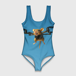 Женский купальник-боди Маусини Кводрокоптини мем