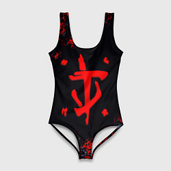 Женский купальник-боди Doom cyberpunk