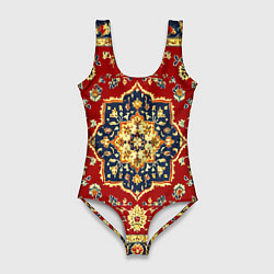 Купальник-боди 3D женский Советский ковер, цвет: 3D-принт