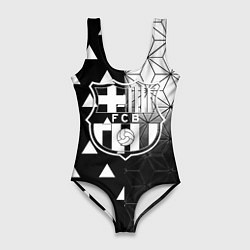 Женский купальник-боди Barcelona geometry black