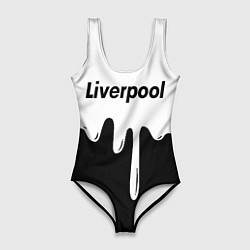 Женский купальник-боди Liverpool жидкие краски всплеск