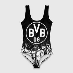 Женский купальник-боди Боруссиа текстура земли